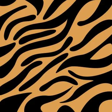Tiger pattern 스톡 일러스트