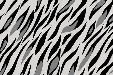 Tiger Pattern Illustration Stock Illustration