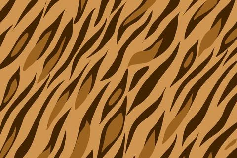 Tiger Pattern Illustration Illustrazione stock
