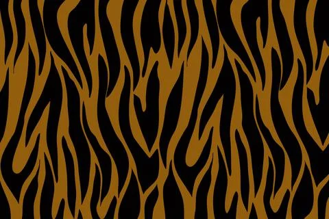 Tiger Pattern Illustration Stock Illustration