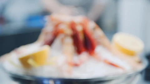 Tiger shrimp Stock Footage 113852586
