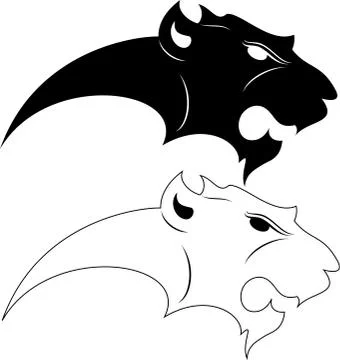 Tiger Silhouette  Stock Illustration