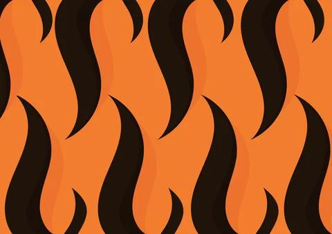 Tiger skin pattern background Stock Illustration