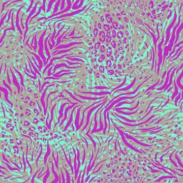 Tiger skin pattern Stock Illustration
