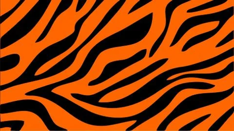 Tiger skin pattern Stock Illustration