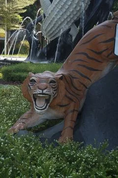Tiger statue Stock Photos