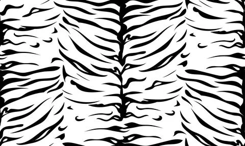 Tiger stripes pattern Stock Illustration