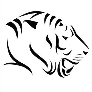 Tiger symbol Stock Illustration