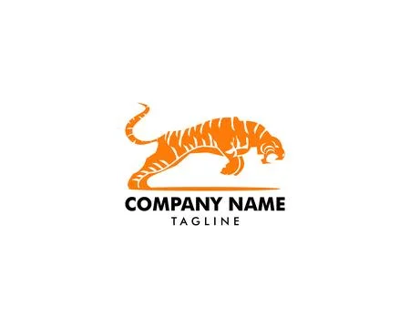 Tiger vector icon logo mascot illustration Stock Illustration
