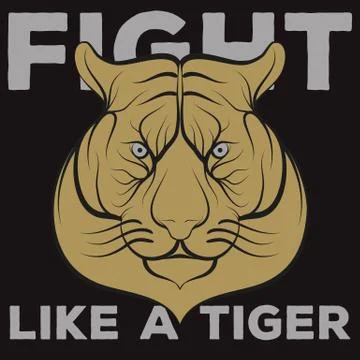 Tiger vintage Stock Illustration