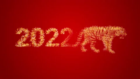 TigerCNY Red2 Stock Footage