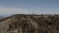 tight aerial slow approach to MLO infrared observatory and USAF radar dome HD Footage