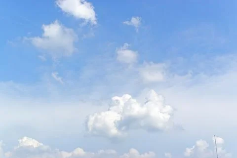 Tight Cloud Composition, Bright sky replacement Stock Photos