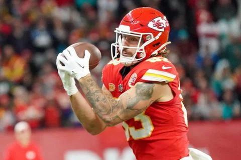  Tight End Noah Gray (TE 83, Kansas City Chiefs) - Frankfurt 05.11.2023: K... 写真素材