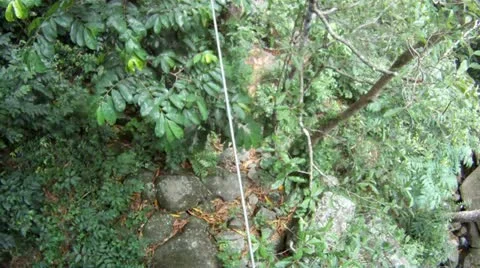 Tight Rope 1: Zip Line Stock Footage 11166717