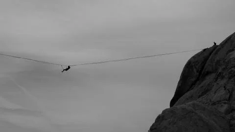 Tight Rope Practice Stock Photos