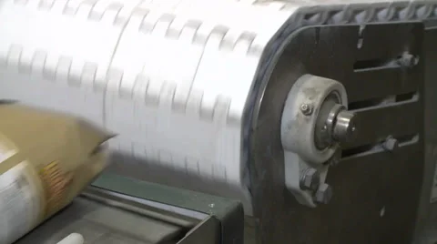 TIGHT SHOT OF PRODUCT ON CONVEYOR CONVEYER BELT LINE RICE GRAIN HD 1080 Stock Footage