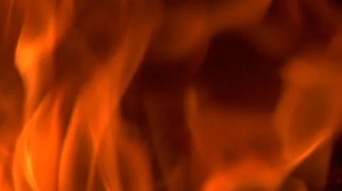 Tight slow-motion shot of flames Video stock 21567334