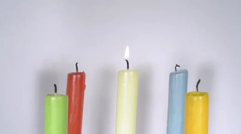 Tighten candles Stock Footage 46596212