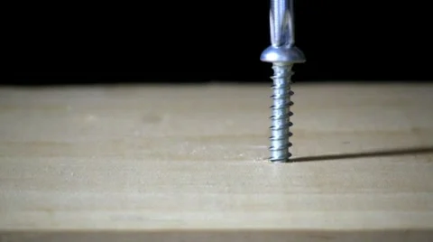 Tighten screw by hand; 3 Stock-Footage 10599874