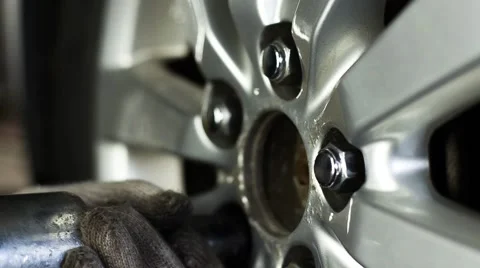 Tightening the Nuts Stock Footage 67461615