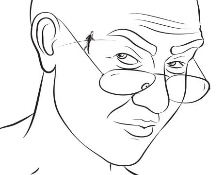 Tightrope Walker 스톡 일러스트