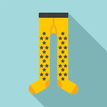 Tights icon, flat style Stock Illustration