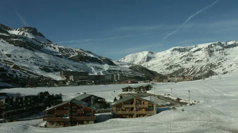 Tignes Le Lac, Tignes 2100, France - static 05 -  4K 스톡 동영상 38421663
