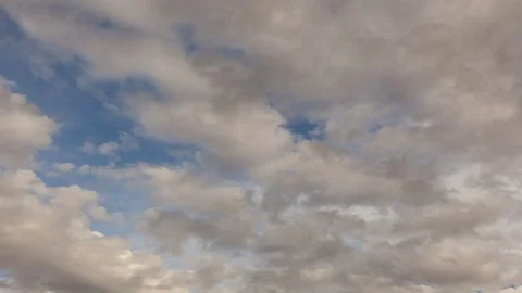 Tiime lapse of moving dark grey clouds and blue sky background 3840x2160 UHD 4k Stock Footage 84918682