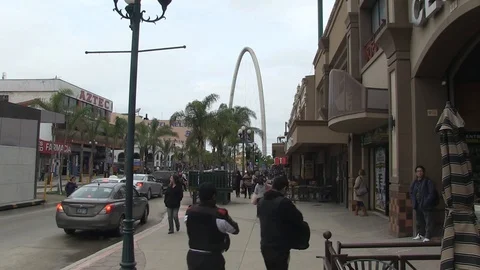 Tijuana Arch, Mexico Stock Footage 87799908