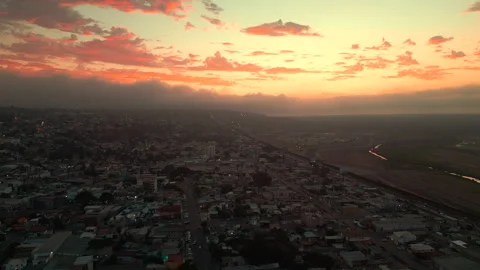 Tijuana Sunset Stock Footage 248076611