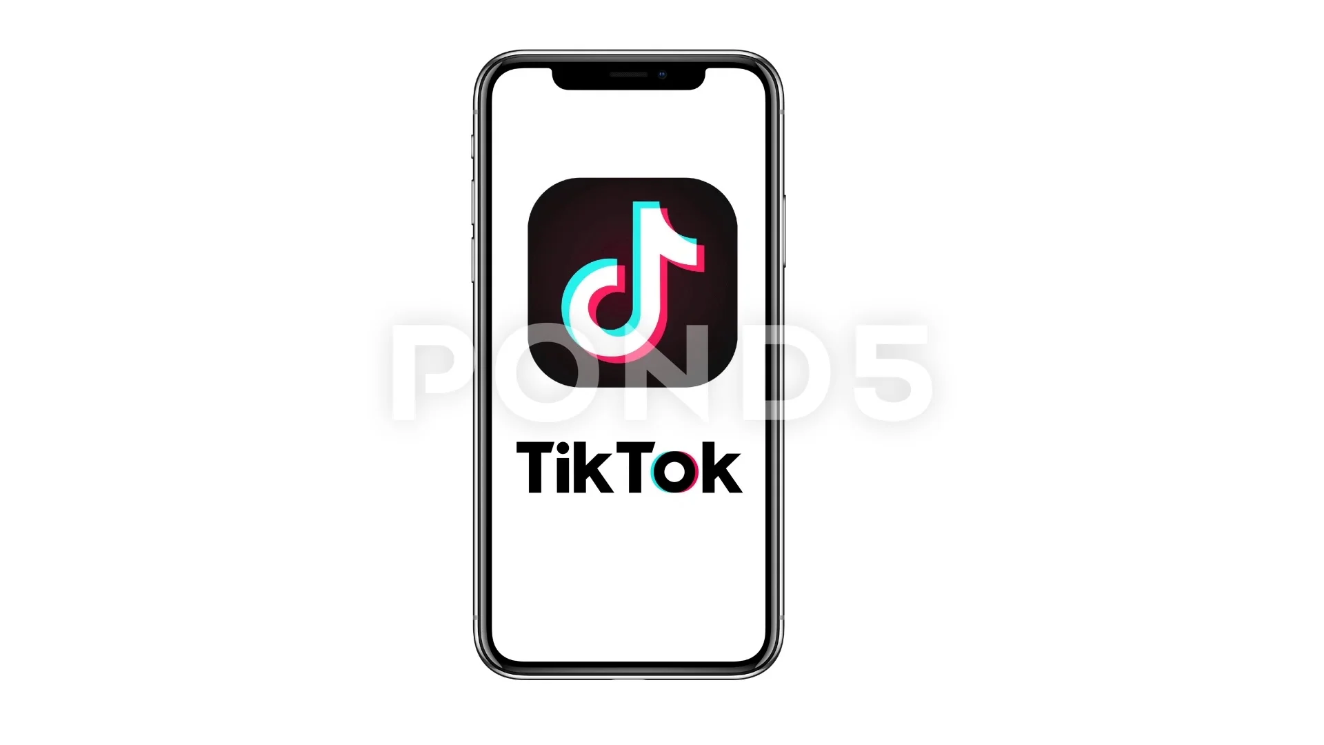 Tik Tok App Logo Animation on Smartphone | Stock Video | Pond5