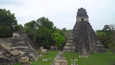 Tikal Pyramids in Guatemala Видео 84315116