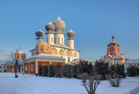Tikhvin Assumption Monastery Stock Photos