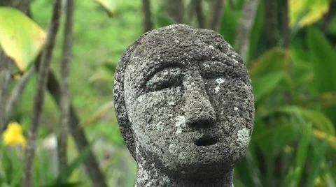 Tiki god* Stock Footage