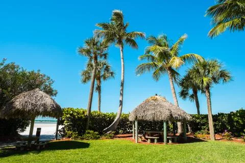 Tiki hut Stock Photos
