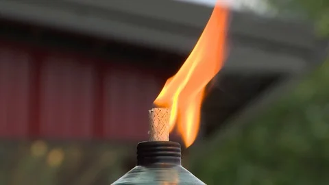 Tiki light Stock Footage 96546673