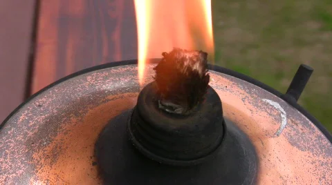 Tiki torch CR Stock Footage 530751