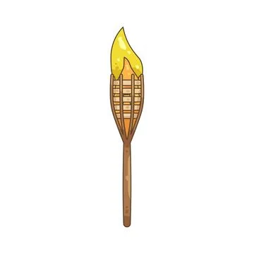Tiki torch Stock Illustration