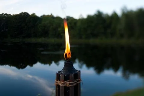 Tiki torch Stock Photos