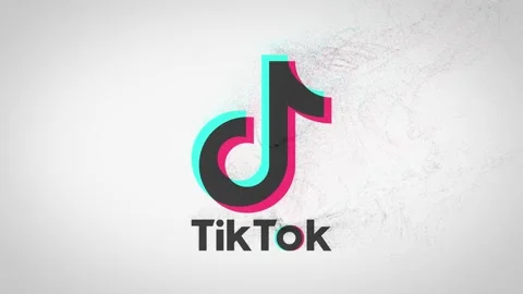 TikTok logo particles dissolve effect. Stock Footage 153656185