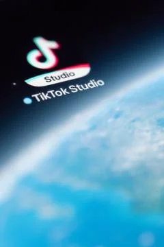 TikTok Studio app icon Stock Photos