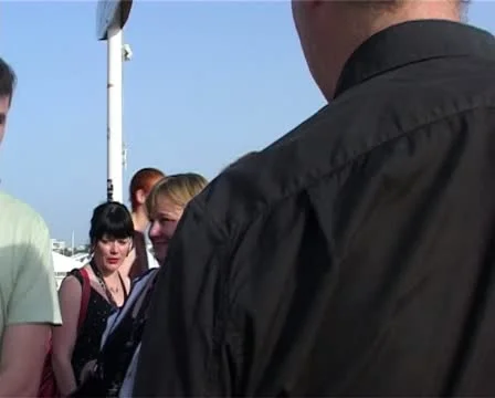 Tilda Swinton walking 3 Vídeo Stock 10907622