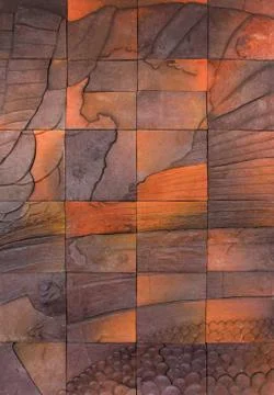 Tile art Stock Photos