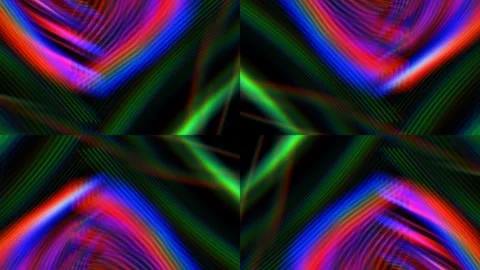 Tile of aurora rainbow animation vj loop Stock Footage 260156798