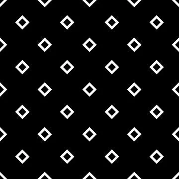 Tile black and white background or vector pattern Stock Illustration