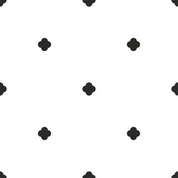 Tile black and white background vector pattern Stock Illustration