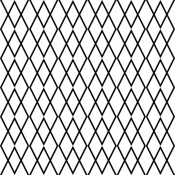 Tile black and white vector pattern Stock Illustration