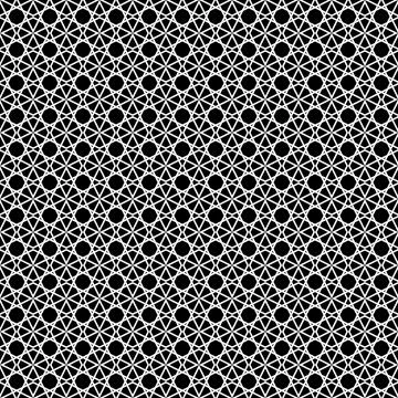 Tile black and white vector pattern or website background Illustrazione stock