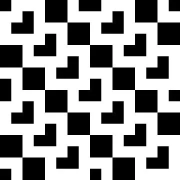 Tile black and white vector pattern Stock Illustration